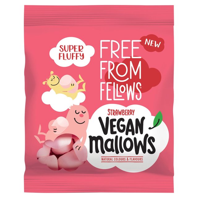 Free From Fellows vegan Strawberry mallow 105g Botiga