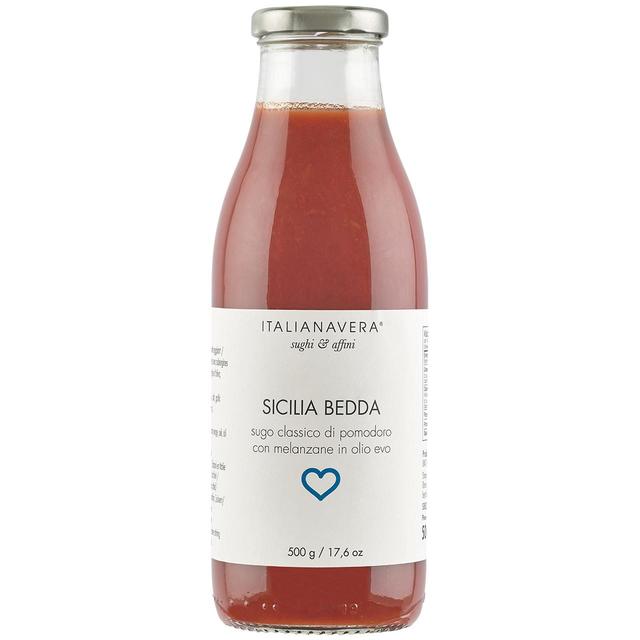 JGF Italianavera Sicilia Bedda Aubergine Pasta Sauce 500g Botiga