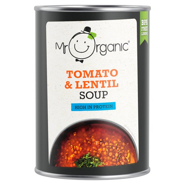 Mr Organic Tomato & Lentil Soup 400g Botiga