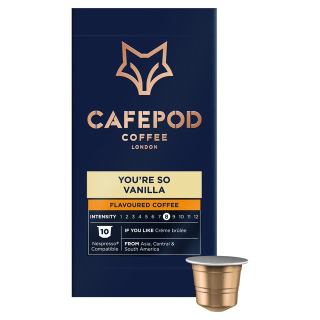 CafePod You're So Vanilla Nespresso Compatible Aluminium Coffee Pods 10 per pack Botiga