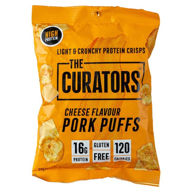 The Curators Cheese Pork Puffs 23g Botiga