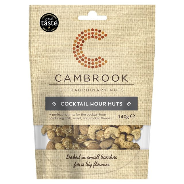 Cambrook Cocktail Hour Nuts 140g Botiga