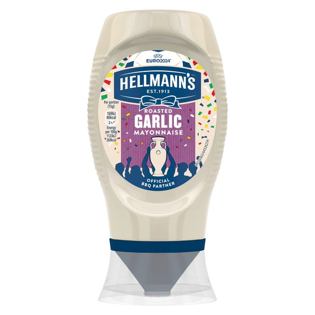 Hellmann's Garlic Squeezy Mayonnaise 250ml Botiga