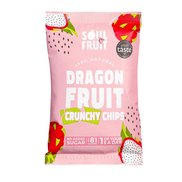 Soul Fruit Freeze Dried Dragon Fruit Crisps 20g Botiga