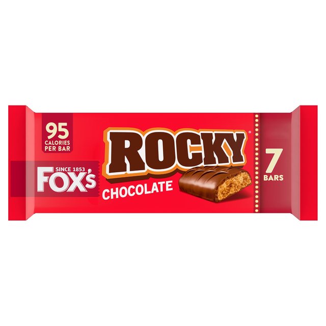Fox's Rocky Chocolate Biscuit Bars Multipack 7 x 19g Botiga