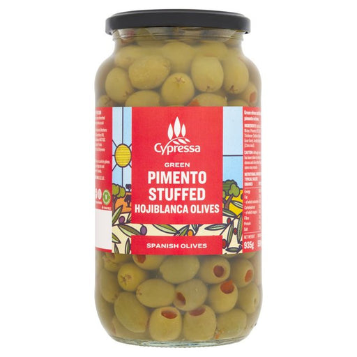 Cypressa Pimento Stuffed Olives 935g Botiga