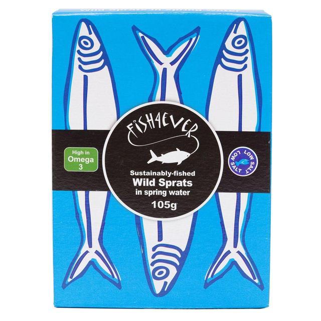 Fish 4 Ever Wild sprats in spring water 105g Botiga