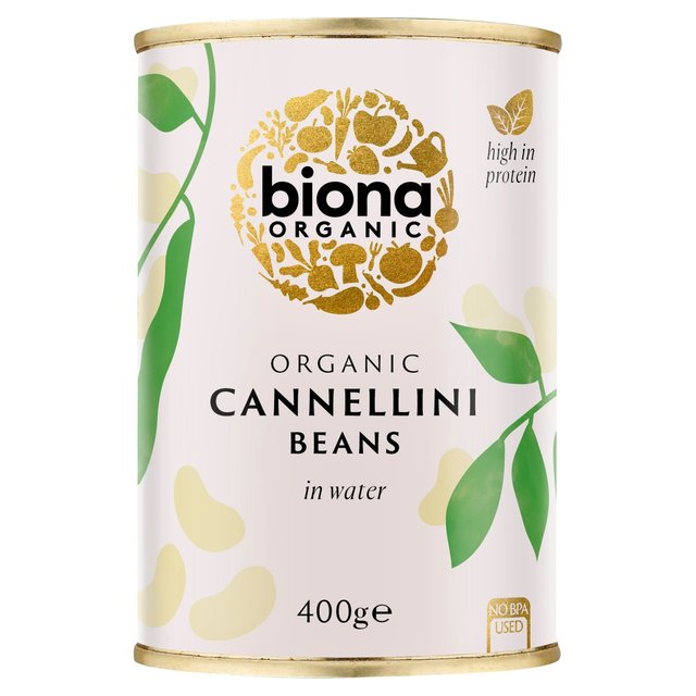 Biona Organic Cannellini Beans in Water 400g Botiga