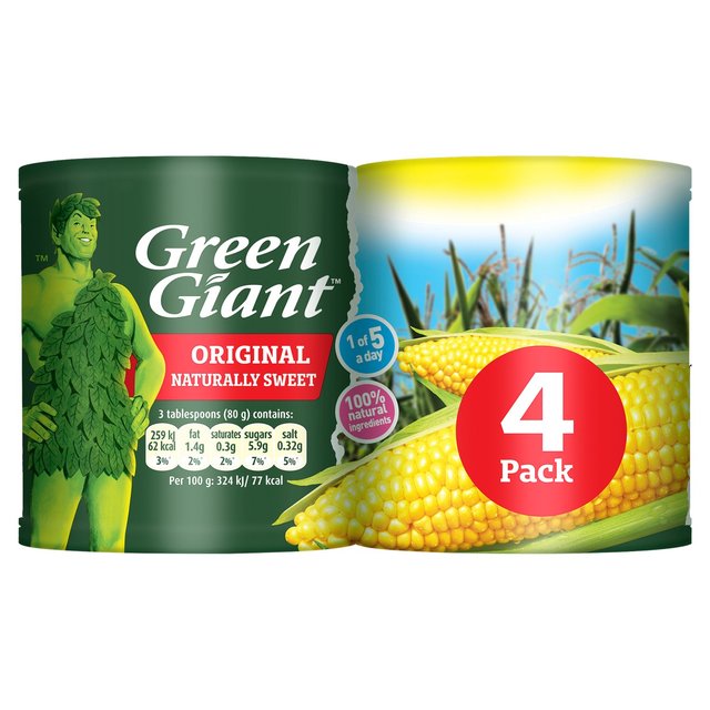 Green Giant Original Sweetcorn 4 x 198g Botiga