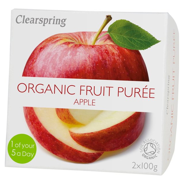 Clearspring Organic Apple Puree 2 x 100g Botiga