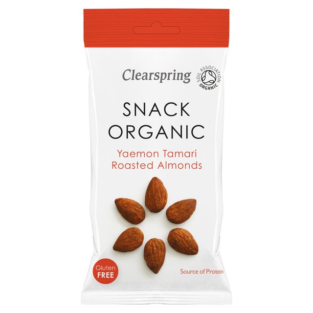 Clearspring Gluten Free Organic Tamari Roasted Almonds 30g Botiga