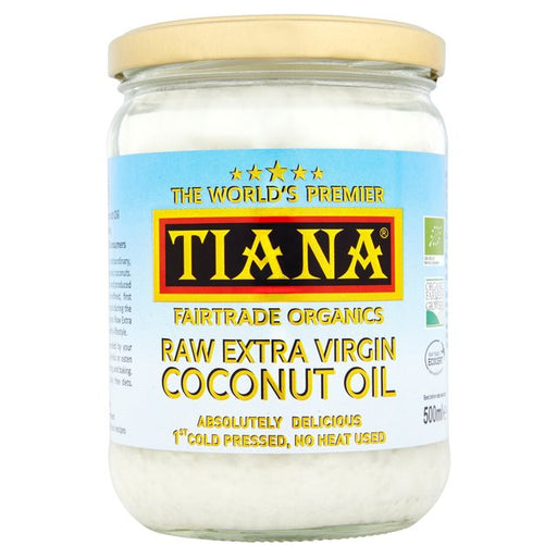 TIANA Organic Extra Virgin Coconut Oil 500ml Botiga