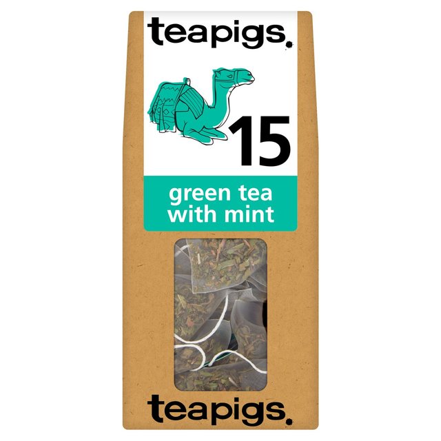 Teapigs Green Tea with Mint Tea Bags 15 per pack Botiga