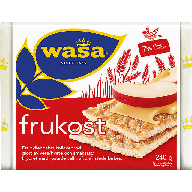 Wasa Frukost Wheat Crispbread with Poppy Seed 240g Botiga