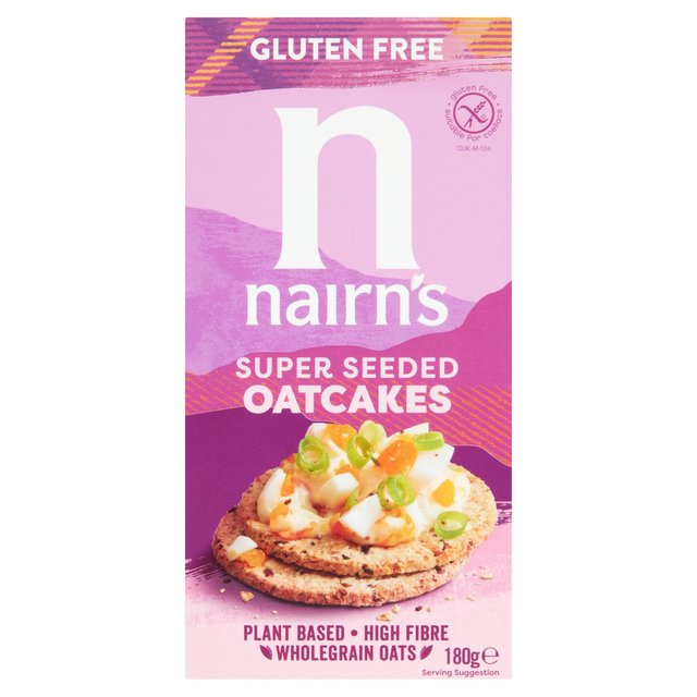 Nairn's Gluten Free Super Seeded Oatcakes 180g Botiga