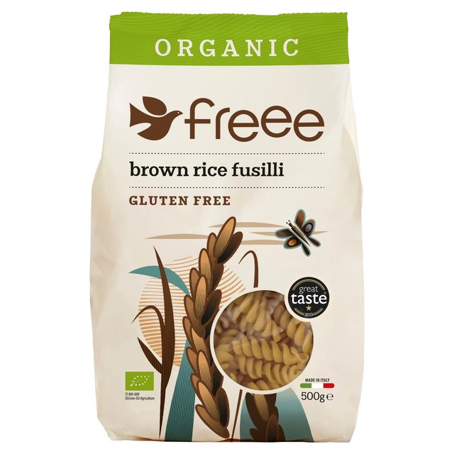 Freee Organic Gluten Free Brown Rice Fusilli 500g Botiga