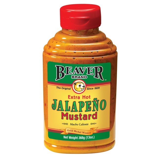 Beaver Hot Jalapeno Mustard 368g Botiga