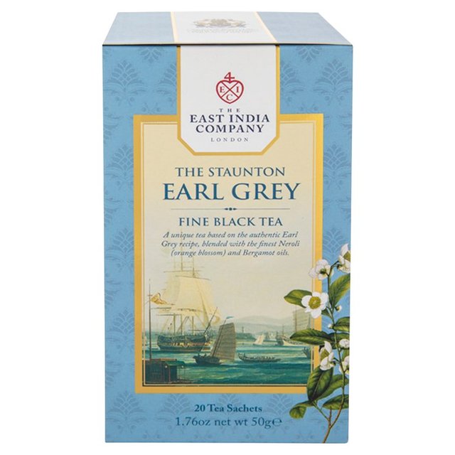 The East India Company Staunton Earl Grey Tea Sachets 20 per pack Botiga