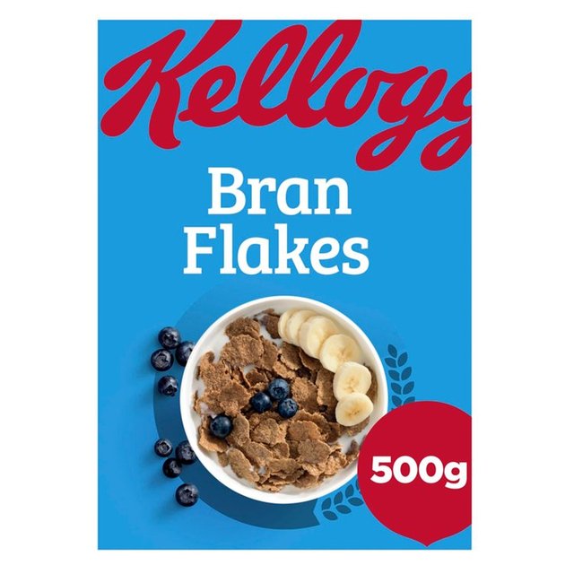 Kellogg's Bran Flakes Breakfast Cereal 500g Botiga