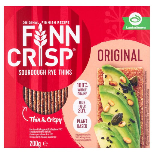 Finn Crisp Harvest Slims Rye Crispbread 200g Botiga