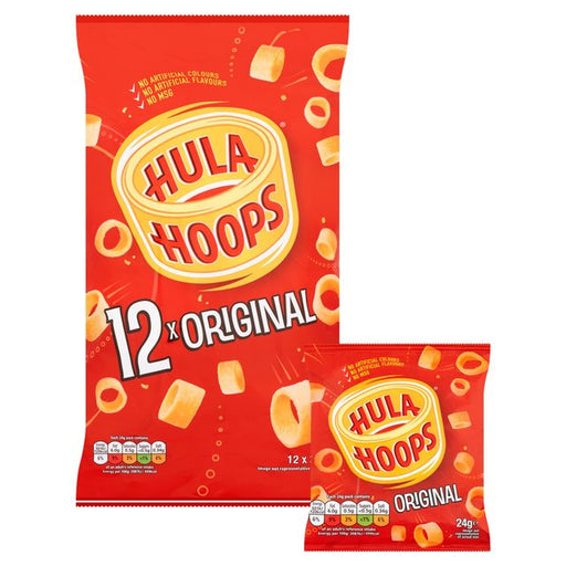 Hula Hoops Original Multipack Crisps 12 per pack Botiga