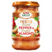 Sacla' Roasted Pepper & Crushed Almond Pesto 190g Botiga