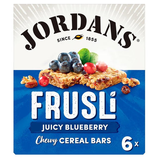 Jordans Blueberry Burst Frusli Cereal Bars 6 x 30g Botiga