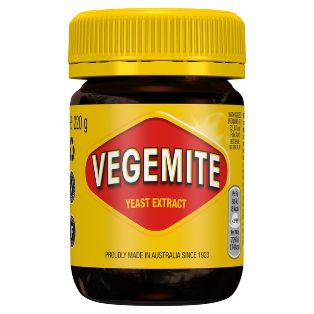 Vegemite Spread Yeast Extract 220g Botiga