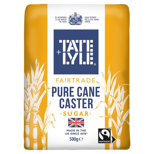 Tate & Lyle Fairtrade Caster Sugar 500g Botiga