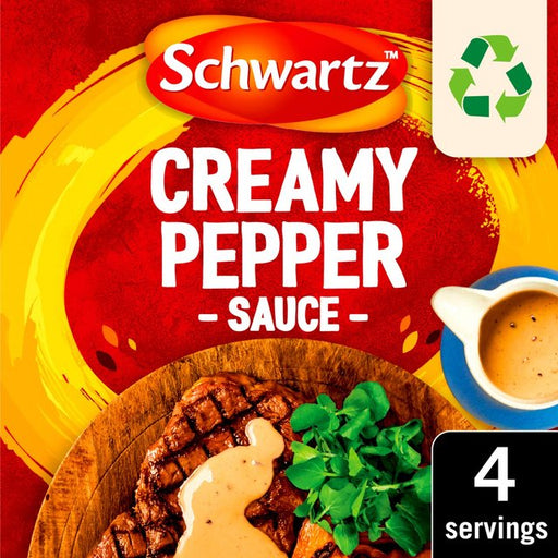 Schwartz Creamy Pepper Sauce 25g Botiga