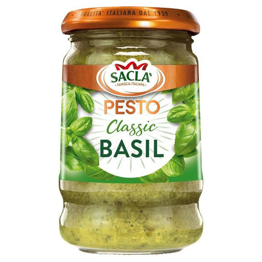 Sacla' Classic Basil Pesto 190g Botiga