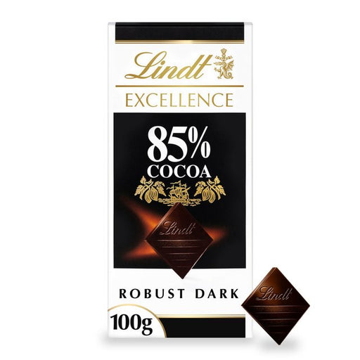 Lindt Excellence 85% Cocoa Dark Chocolate Bar 100g Botiga