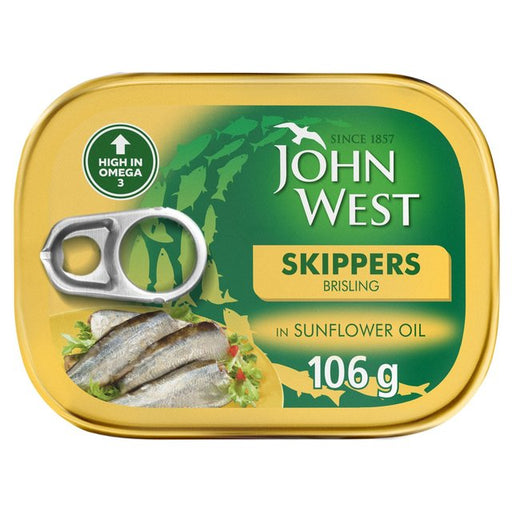 John West Skippers Brisling In Sunflower Oil 106g Botiga