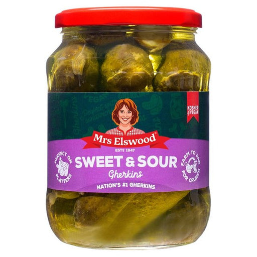 Mrs Elswood Sweet & Sour Cucumbers 670g Botiga