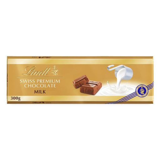 Lindt Gold Bar Milk Chocolate 300g Botiga