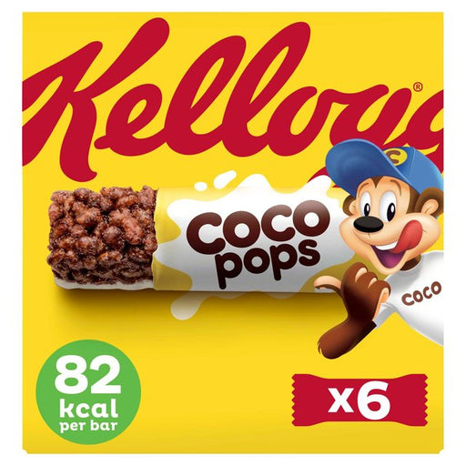 Kellogg's Coco Pops Cereal Milk Bars 6 per pack Botiga