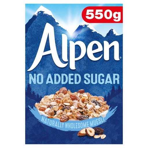 Alpen Muesli No Added Sugar 550g Botiga