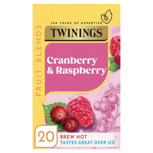 Twinings Cranberry & Raspberry Tea 20 per pack Botiga