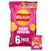 Walkers Prawn Cocktail Multipack Crisps 6 per pack Botiga