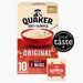 Quaker Oat So Simple Original Porridge Sachets Cereal 10 per pack Botiga