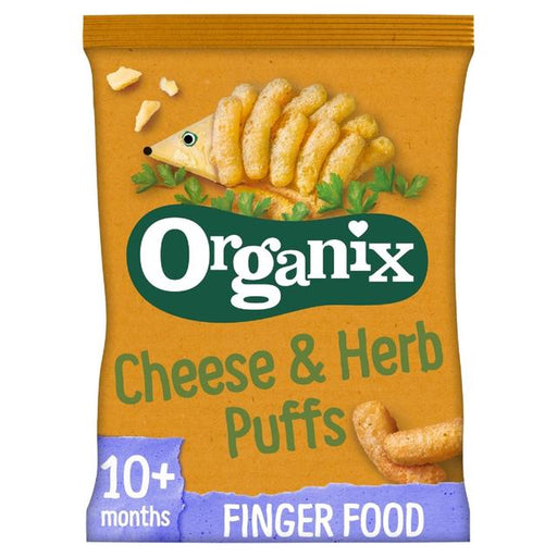 Organix Cheese & Herb Organic Puffs, 10 mths+ 15g Botiga