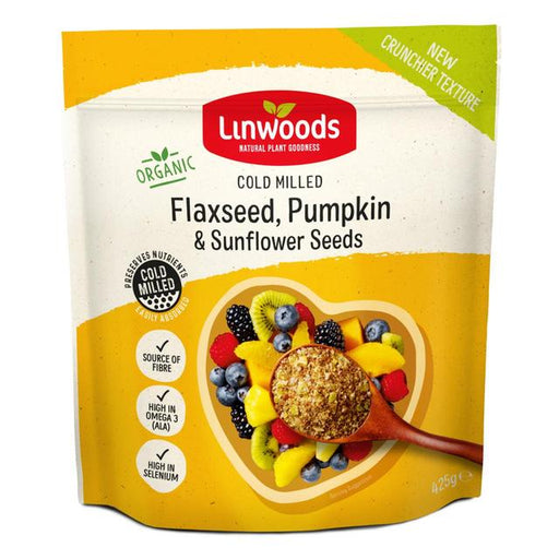 Linwoods Milled Organic Flaxseed, Sunflower & Pumpkin Seeds 425g Botiga