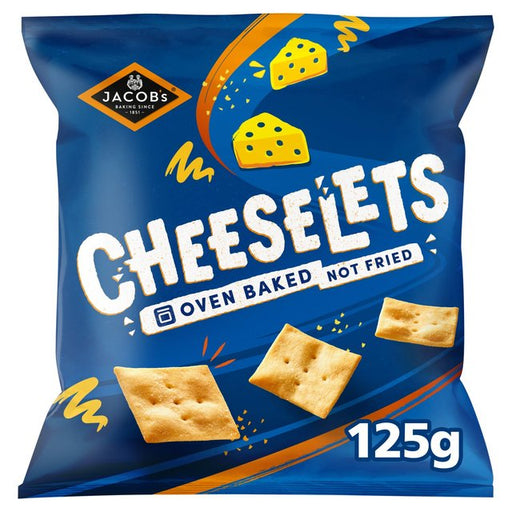 Jacob's Cheeselets Baked Snacks Sharing Bag 125g Botiga
