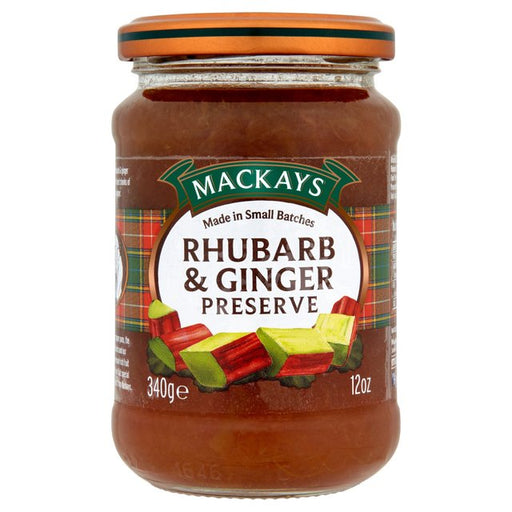 Mackays Rhubarb & Ginger Preserve 340g Botiga