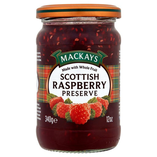Mackays Scottish Raspberry Preserve 340g Botiga