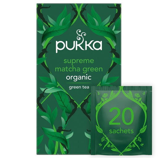 Pukka Tea Herbs Supreme Green Matcha Tea Bags 20 per pack Botiga