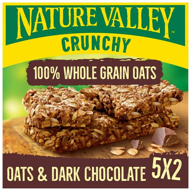 Nature Valley Crunchy Oats & Dark Chocolate Cereal Bars 5 x 42g Botiga