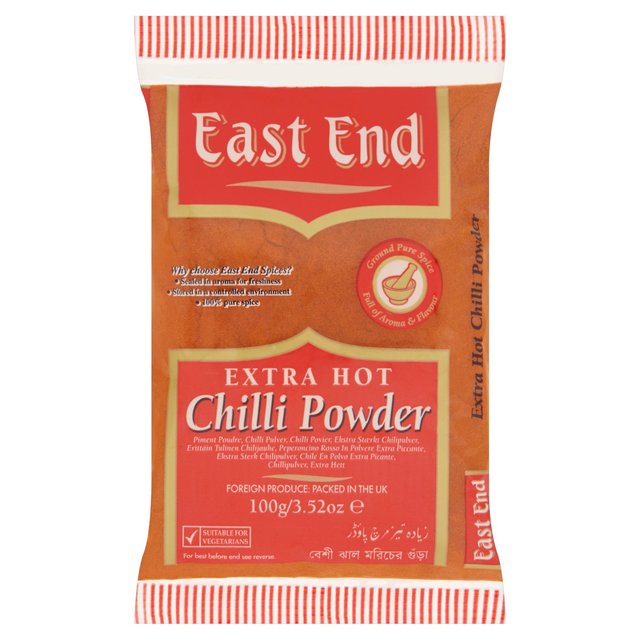 East End Chilli Powder Extra Hot 100g Botiga