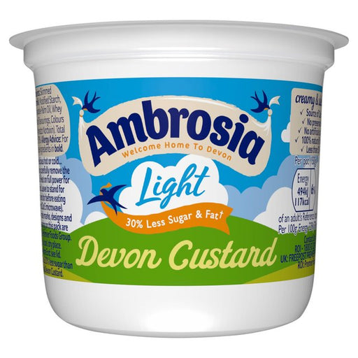 Ambrosia Light Devon Custard 150g Botiga