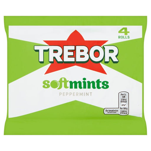 Trebor Softmints Peppermint Mint Rolls 179g Botiga